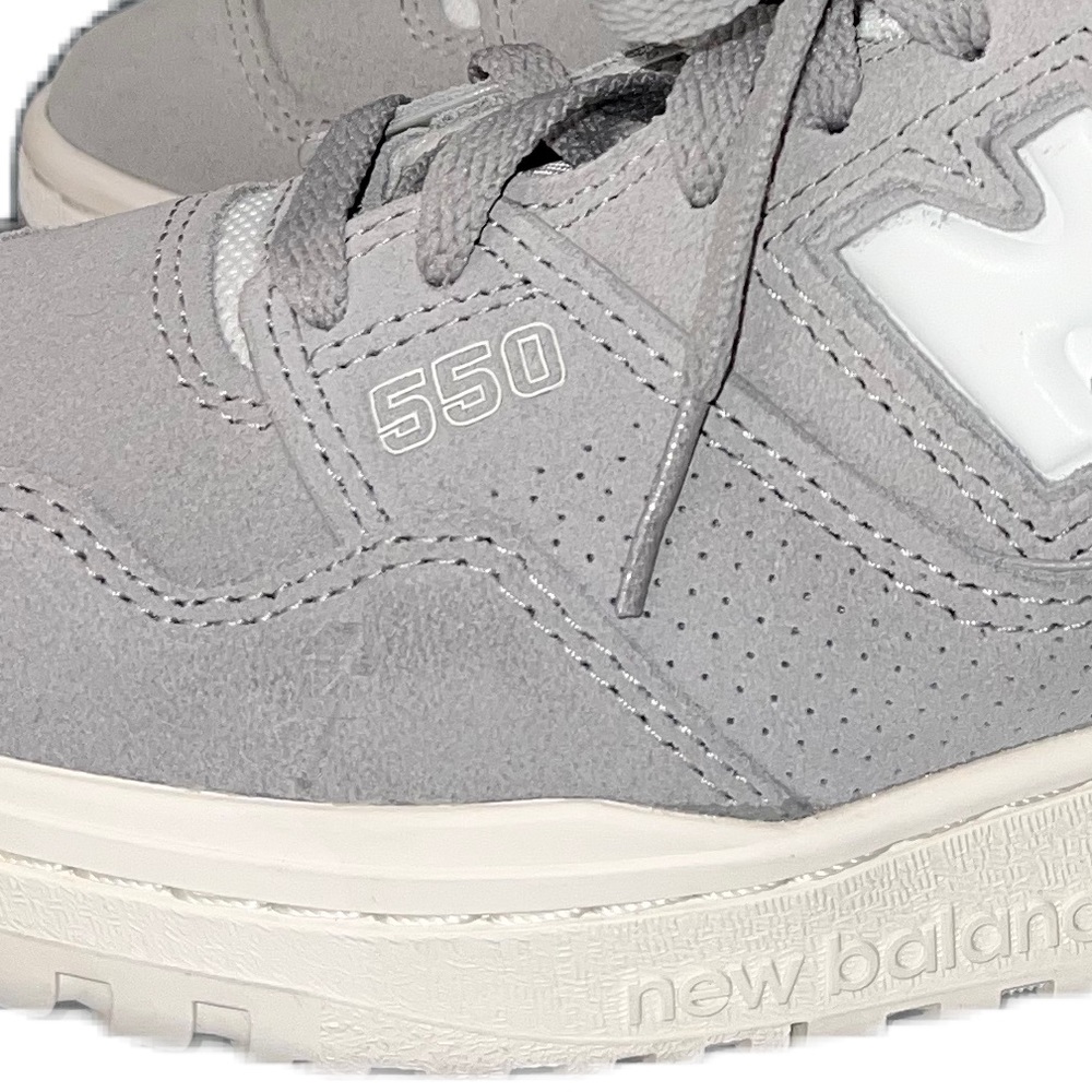 New Balance 550 Suede Pack Concrete Grey Low-Top Sneakers Size 8 Men/9.5 Women - Picture 5 of 11